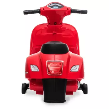 Electric ride-on Jamara Vespa Mini scooter — battery-powered, 4 wheels, for ages from 1.6 years, lights, colours: black/red