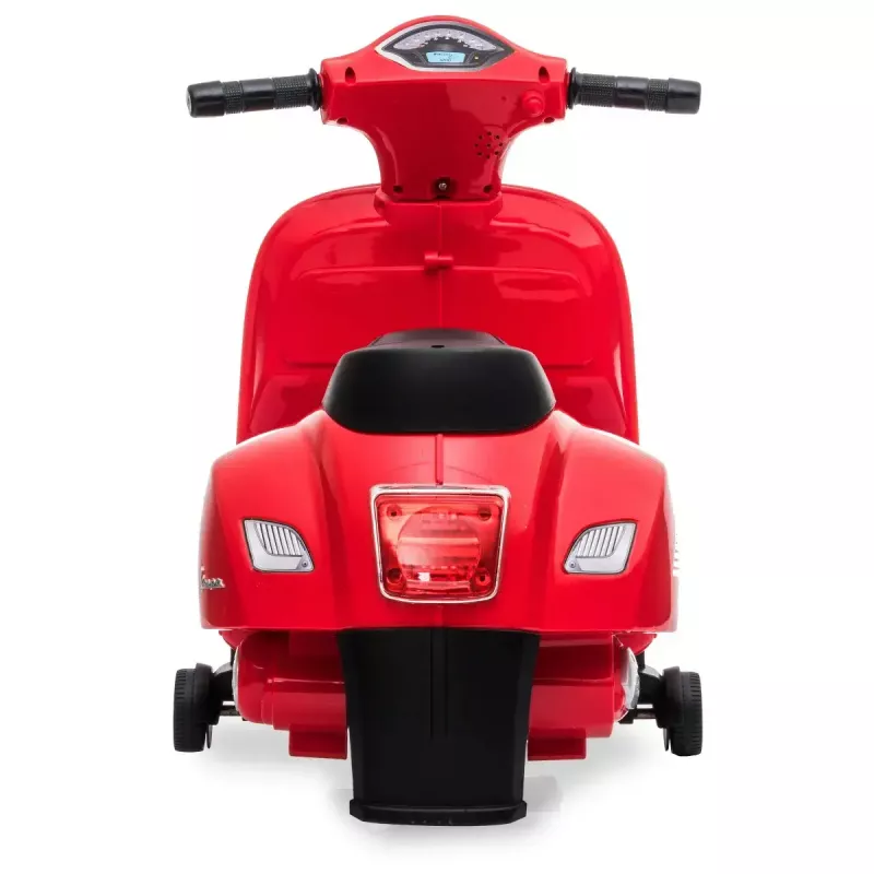 Electric ride-on Jamara Vespa Mini scooter — battery-powered, 4 wheels, for ages from 1.6 years, lights, colours: black/red