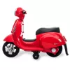 Electric ride-on Jamara Vespa Mini scooter — battery-powered, 4 wheels, for ages from 1.6 years, lights, colours: black/red