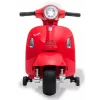 Electric ride-on Jamara Vespa Mini scooter — battery-powered, 4 wheels, for ages from 1.6 years, lights, colours: black/red