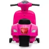 Electric ride-on Jamara Vespa Mini scooter, battery-powered, 4 wheels, ages from 1.6 years, lights, black or pink