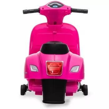 Electric ride-on Jamara Vespa Mini scooter, battery-powered, 4 wheels, ages from 1.6 years, lights, black or pink