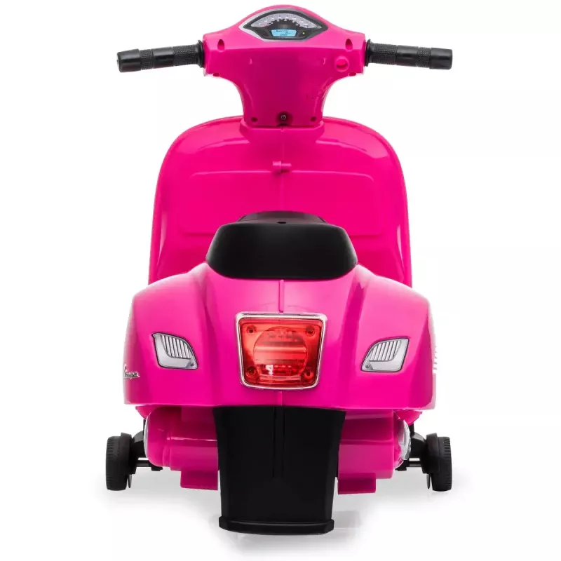 Electric ride-on Jamara Vespa Mini scooter, battery-powered, 4 wheels, ages from 1.6 years, lights, black or pink