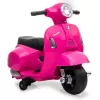 Electric ride-on Jamara Vespa Mini scooter, battery-powered, 4 wheels, ages from 1.6 years, lights, black or pink