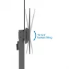 Manhattan Trolley Mount Stand for TV & Monitors (crank handle height adjust), For screens: 37 inch to 120 inch,VESA compatibility:all between 200x200 to 1000x600mm -check the dimensions of the four mounting holes on back of screen to ensure it fits,Max 120kg,1180 to 1630mm