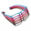 Computer glasses WEDO 271 13099 unisex rectangular classic style, reading/blue light use