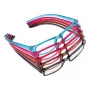 Computer glasses WEDO 271 13099 unisex rectangular classic style, reading/blue light use