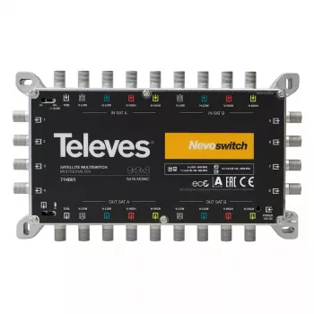 Satellite multiswitch Televes 714601 9 inputs 17 outputs