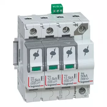Legrand 412277 SPD surge protector T1+T2 3P+N 12.5kA