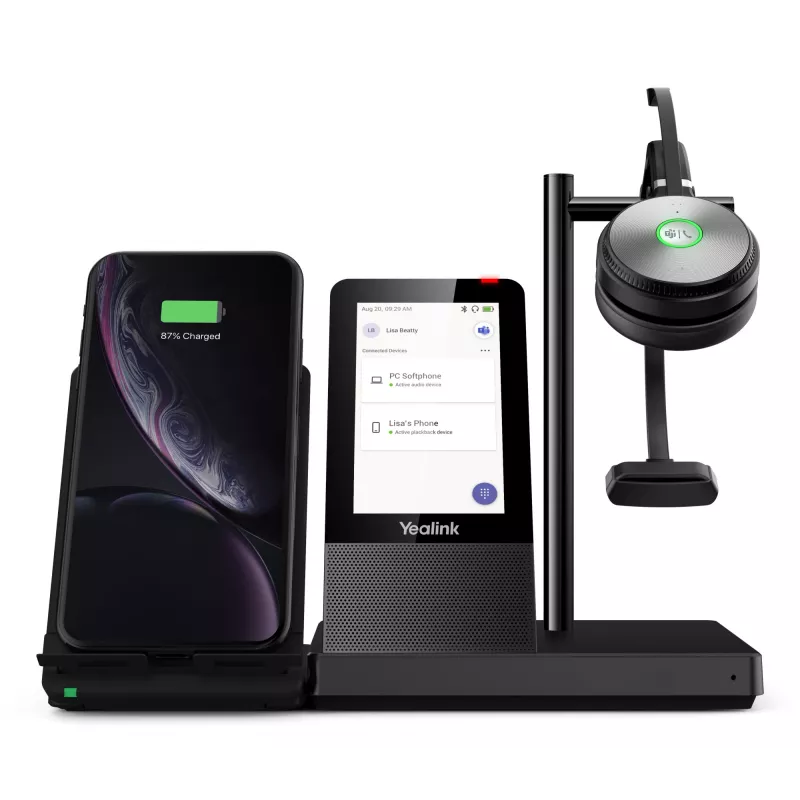 Personal audio conferencing system Yealink WH66 DECT Wireless Headset MONO TEAMS