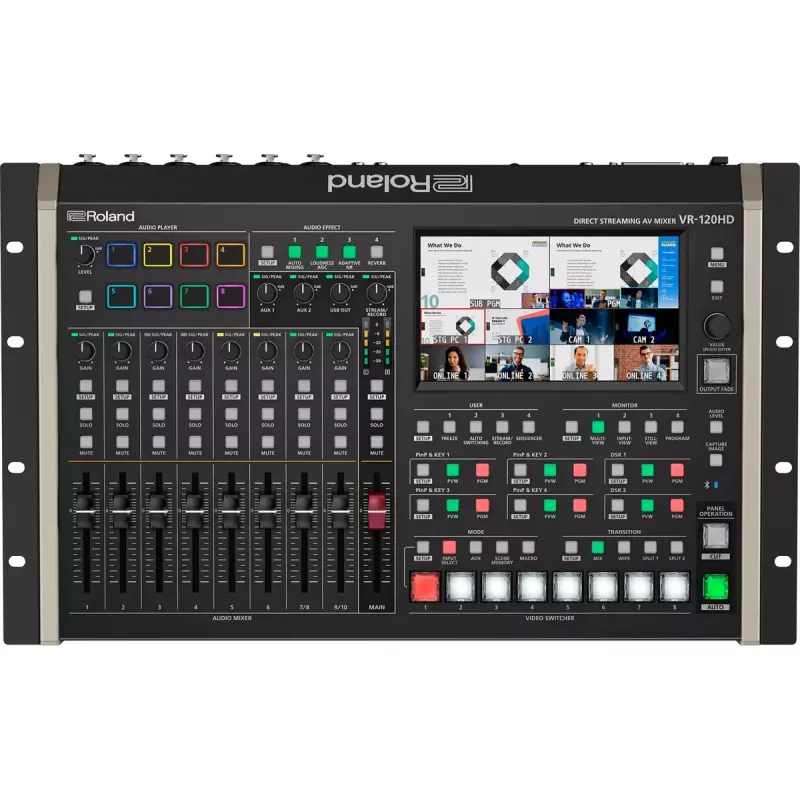 Audio mixer Roland VR-120HD 42 channels 24 bit 48 kHz Black