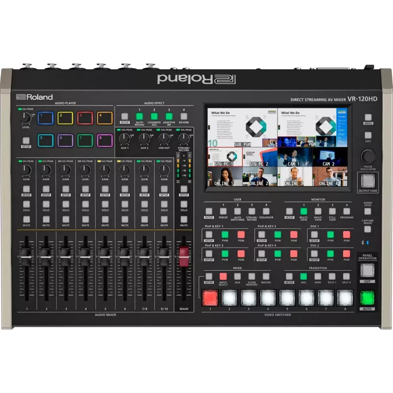 Audio mixer Roland VR-120HD 42 channels 24 bit 48 kHz Black