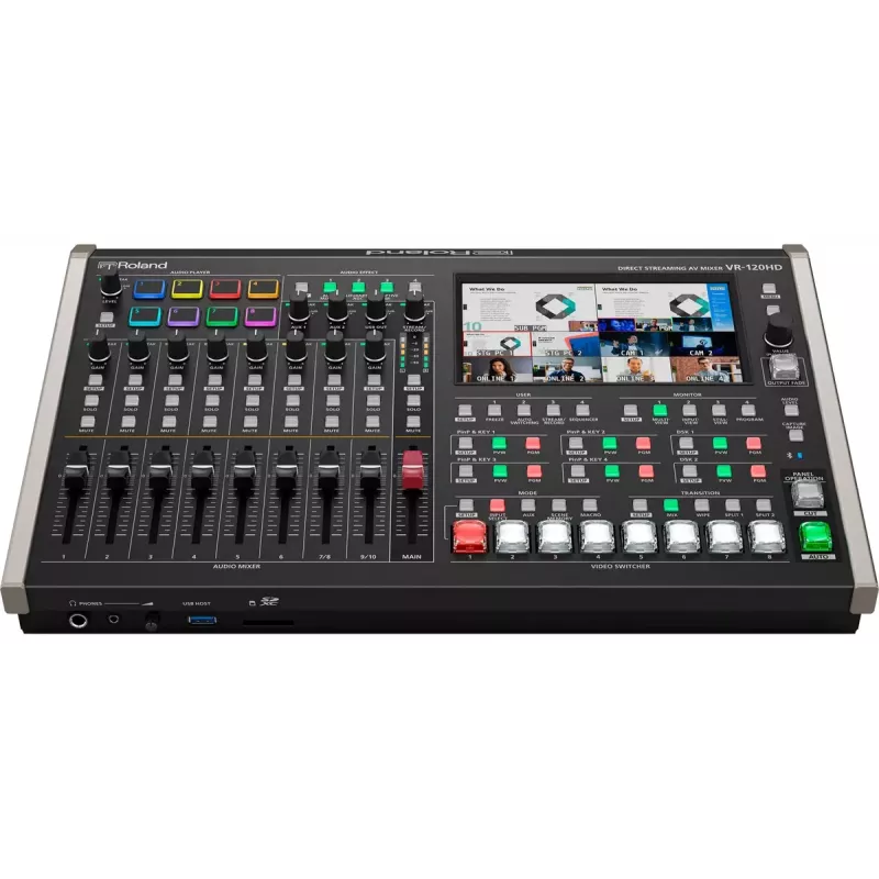 Audio mixer Roland VR-120HD 42 channels 24 bit 48 kHz Black