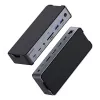 eSTUFF GLB232006 laptop dock/port replicator Wired USB 3.2 Gen 1 (3.1 Gen 1) Type-C Aluminium, Black
