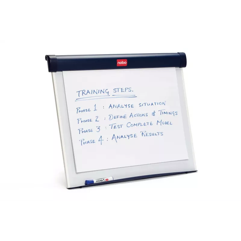 Nobo Barracuda Desktop Flipchart Easel, Steel, Blue, White, China, 6.93 kg, 750 mm, 655 mm