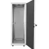 Intellinet 19 inch Network Cabinet - Free Standing, 32U, 800x800mm (width x depth), Grey, Flatpack, Max 1500kg, Multi-Point Door Lock, One Lock Per Side Panel, Usable Depth 123 to 573mm, IP20 rated, Rack, Steel