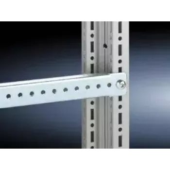 Mounting bar Rittal 4596.000, steel, silver, depth 490 mm, pack of 20