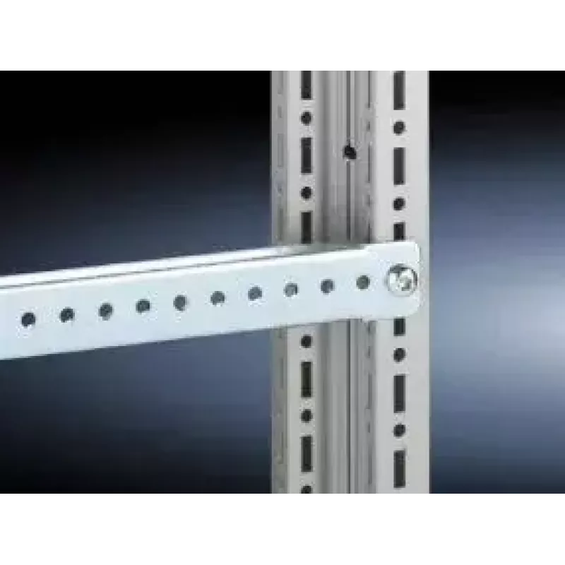Mounting bar Rittal 4596.000, steel, silver, depth 490 mm, pack of 20
