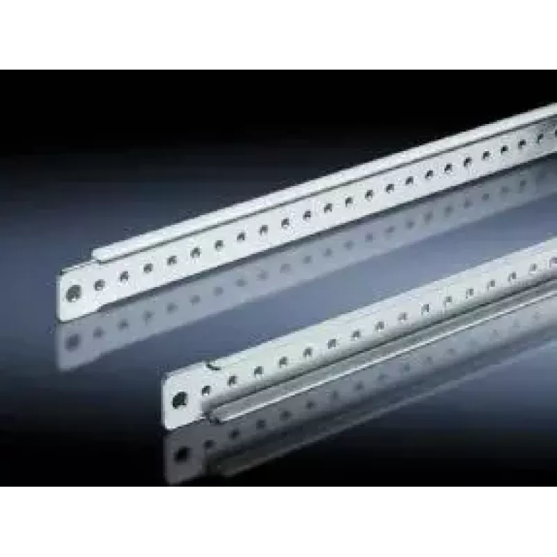 Mounting bar Rittal 4596.000, steel, silver, depth 490 mm, pack of 20