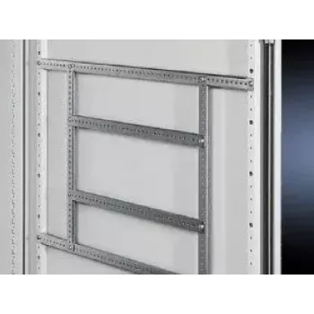Mounting bar Rittal 4596.000, steel, silver, depth 490 mm, pack of 20