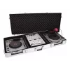 Hard case Roadinger 30125356 for DJ controller Plywood Black Silver