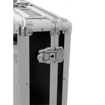 Flight case Roadinger 30125346 DJ controller Plywood Black Silver
