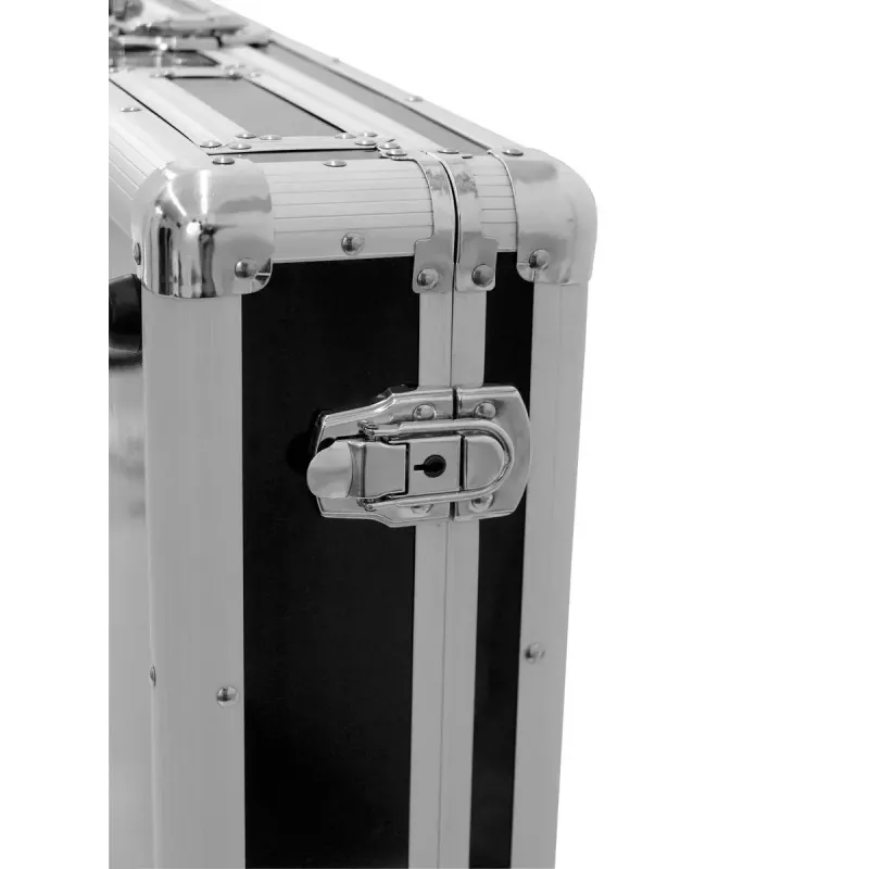 Flight case Roadinger 30125346 DJ controller Plywood Black Silver