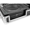 Flight case Roadinger 30125346 DJ controller Plywood Black Silver