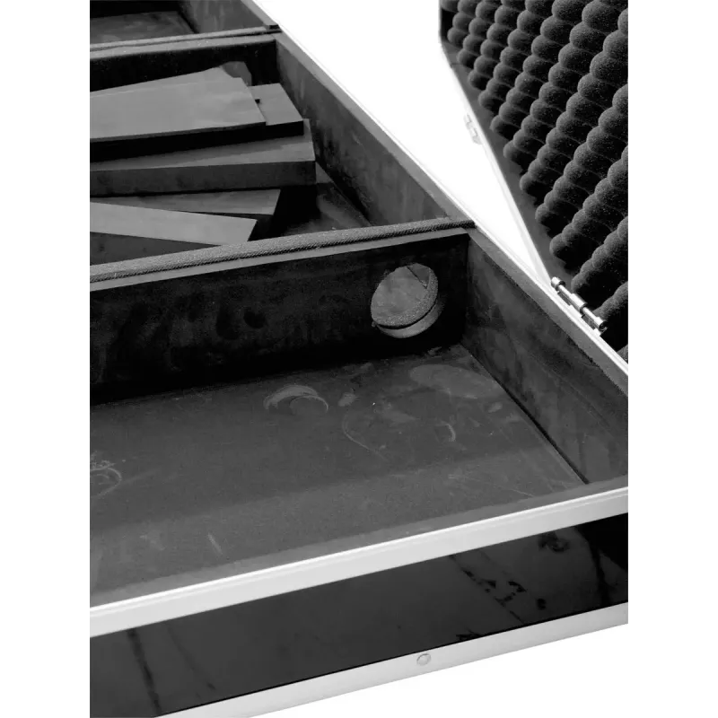 Flight case Roadinger 30125346 DJ controller Plywood Black Silver