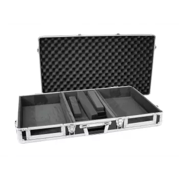 Hard case Roadinger 30125342 for DJ controller Plywood Black Silver