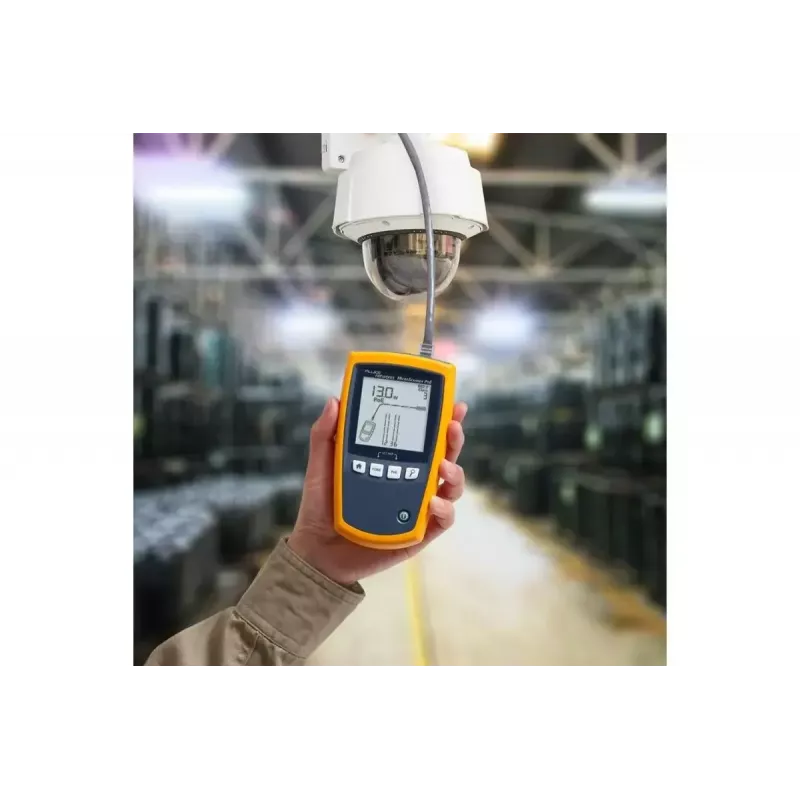 PoE tester Fluke MicroScanner PoE Black Blue Yellow RJ-45 RJ-11
