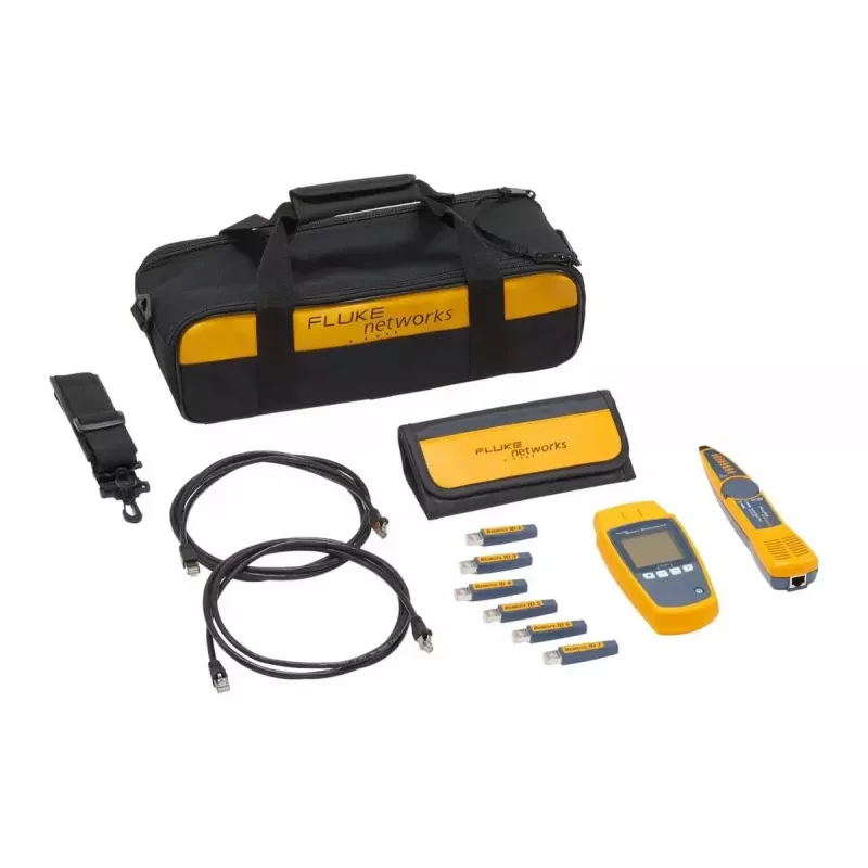 PoE tester Fluke MicroScanner PoE Black Blue Yellow RJ-45 RJ-11