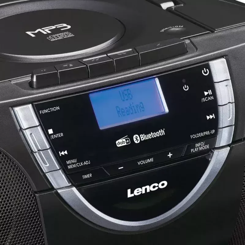 Personal CD player Lenco SCD-600 Black Silver DAB+ FM PLL