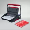 GBC CombBind® CB25 Manual Binding Machine, Comb binding machine, Manual, 390 sheets, Black, Red