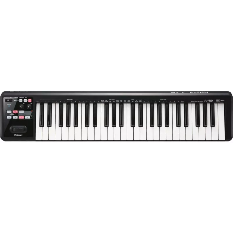 MIDI keyboard Roland A-49 49 keys USB Black White