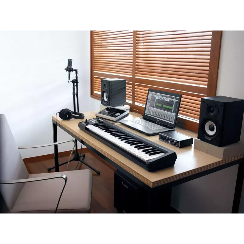 MIDI keyboard Roland A-49 49 keys USB Black White