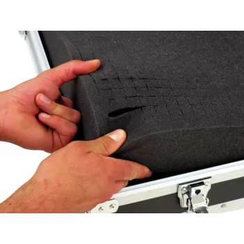 Briefcase Roadinger 30126213 Plywood Black Silver 7 kg
