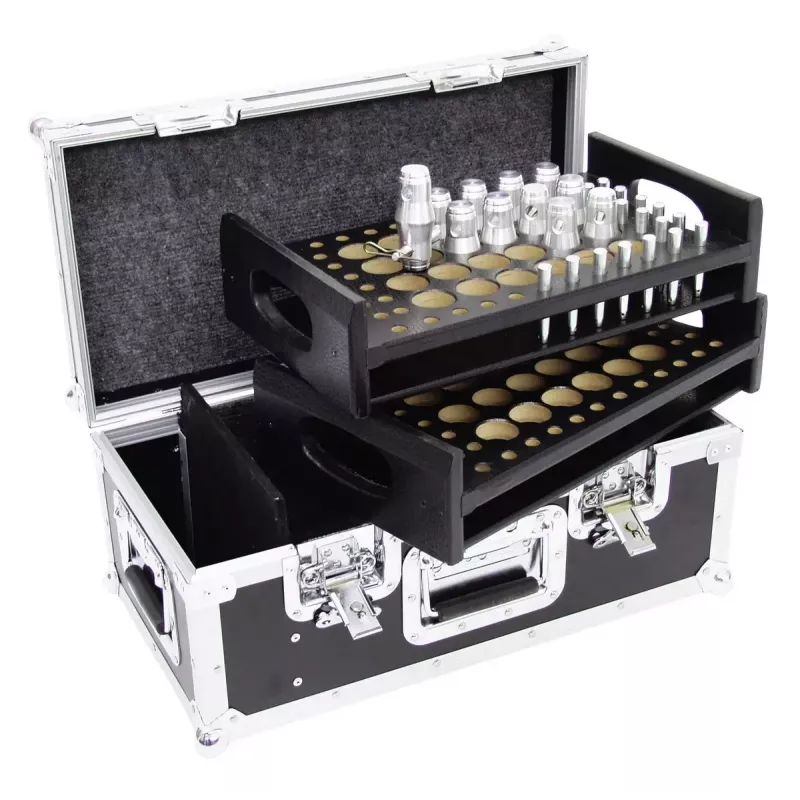 Flight case Roadinger 30126500 Plywood Black Silver 8.8 kg
