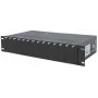 Intellinet 14-Slot Media Converter Chassis, Includes redundant power supply, 19 inch rackmountable, 2U