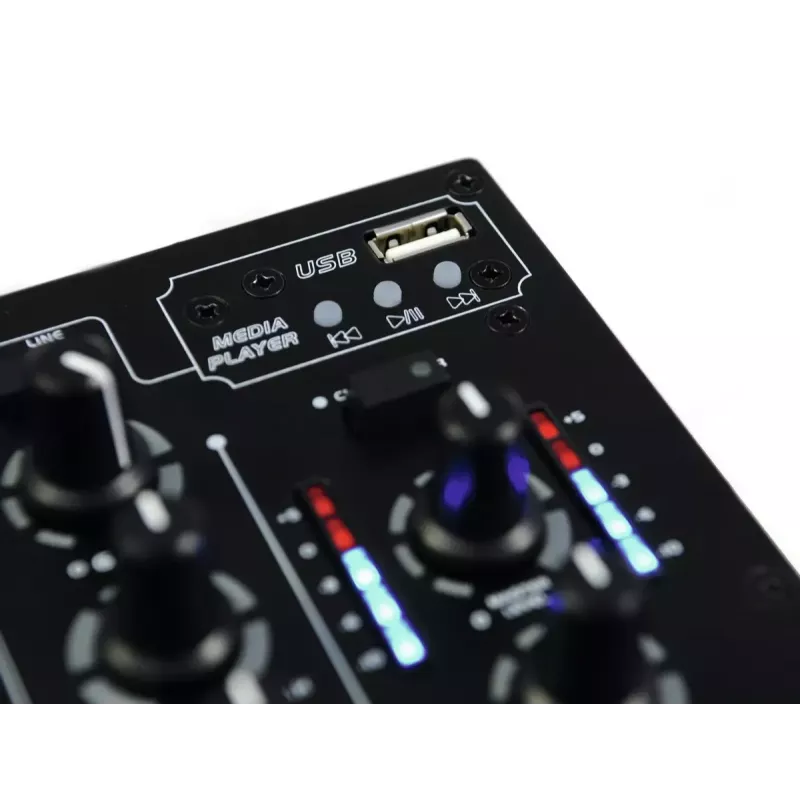 Audio mixer Omnitronic 10006879 3 channels 20 - 20000 Hz Black