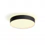 Philips Hue White ambience Enrave medium ceiling lamp, Smart ceiling light, Bluetooth, Black, LED, Metal, Non-changeable bulb(s)