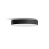 Philips Hue White ambience Enrave medium ceiling lamp, Smart ceiling light, Bluetooth, Black, LED, Metal, Non-changeable bulb(s)