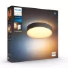 Philips Hue White ambience Enrave medium ceiling lamp, Smart ceiling light, Bluetooth, Black, LED, Metal, Non-changeable bulb(s)