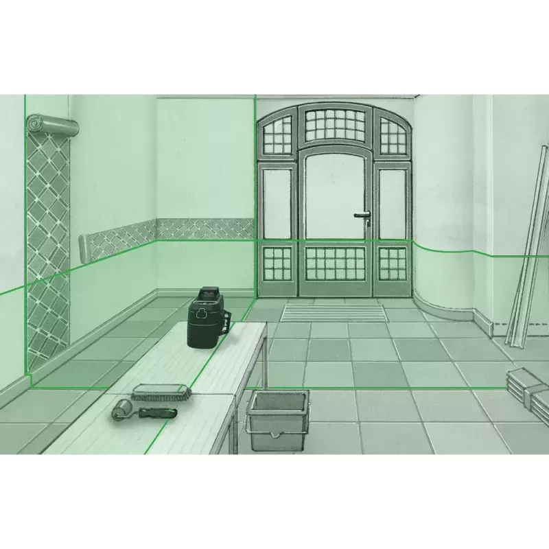 Line level Laserliner PocketPlane-Laser 3G ±0.3 mm/m self-levelling