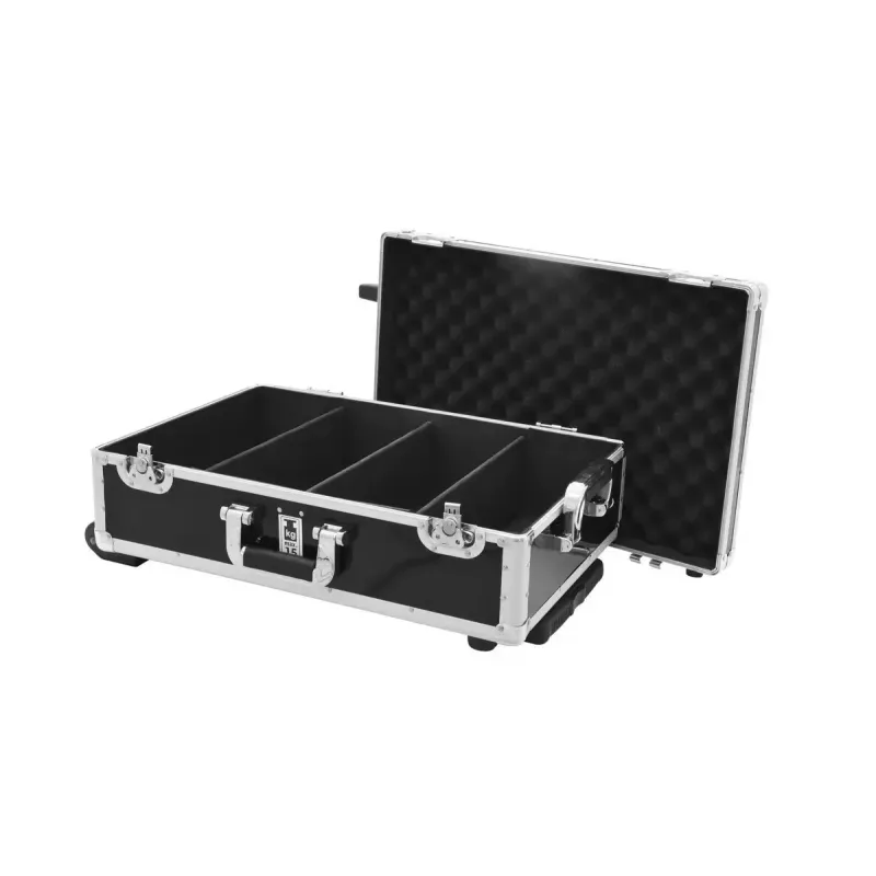 Trolley case Roadinger 30122087 Plywood Black Silver Records