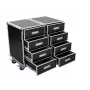 Trolley case Roadinger 3012643D Plywood Black Width 1150 mm Depth 470 mm Height 880 mm