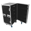 Flight case Roadinger 30126428 Plywood Black Silver 59.4 kg
