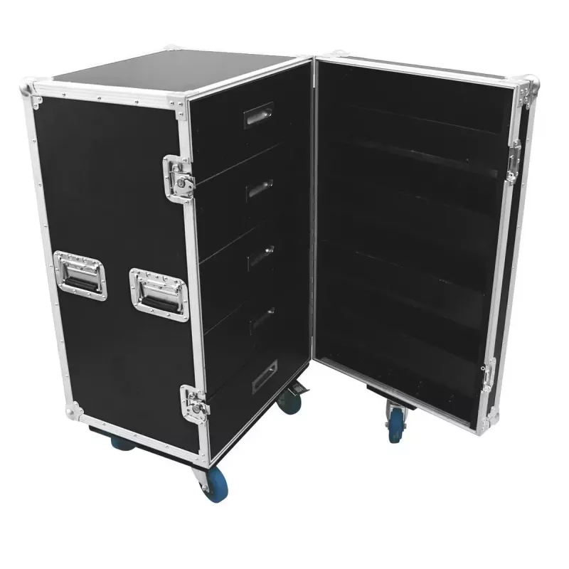 Flight case Roadinger 30126428 Plywood Black Silver 59.4 kg