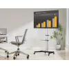 Equip 37-86 inch Rotate TV Cart 50 kg capacity height adjustable