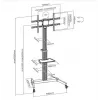 Equip 37-86 inch Rotate TV Cart 50 kg capacity height adjustable